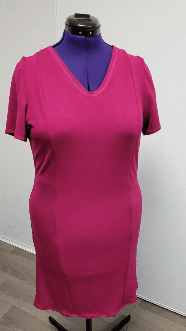 Robe jersey viscose