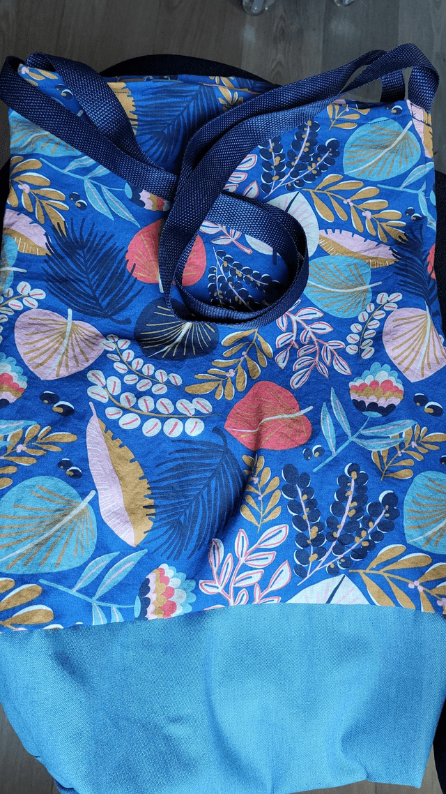 Lot de 2 sacs cabas hauts